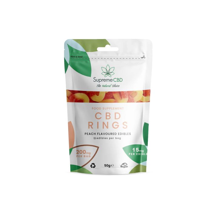 P3696 Supreme CBD - 200mg Gummy Rings