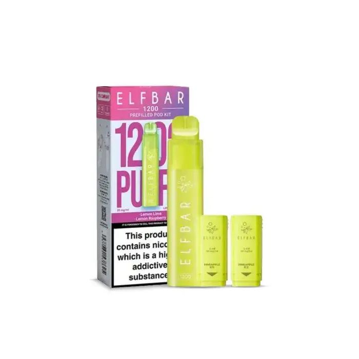 872592 Pineapple Ice Elf Bar 1200 Prefilled Pod Kit