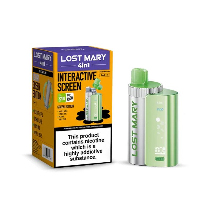 885558 Green Edition Lost Mary 4-in-1 Pod Vape Kit