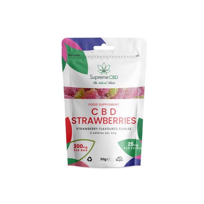 P3694 Supreme CBD - 200mg Gummy Strawberries