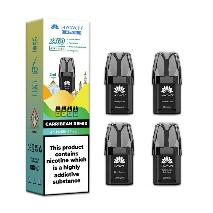 922639 Caribbean Remix Hayati 4-in-1 Prefilled Pod Kit 