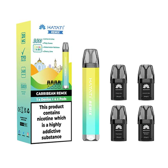 922639 Caribbean Remix Hayati 4-in-1 Prefilled Pod Kit 