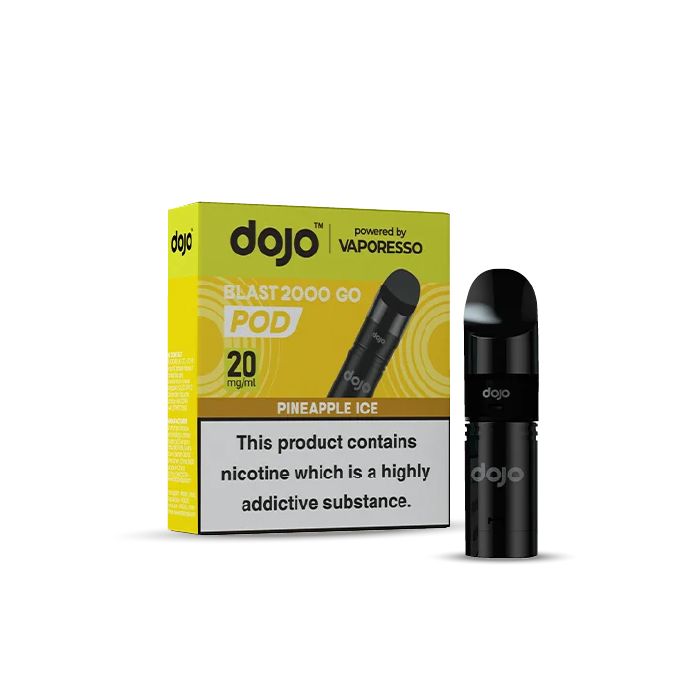 P10405 Pineapple Ice Vaporesso Dojo Blast 2000 Go Prefilled Pod