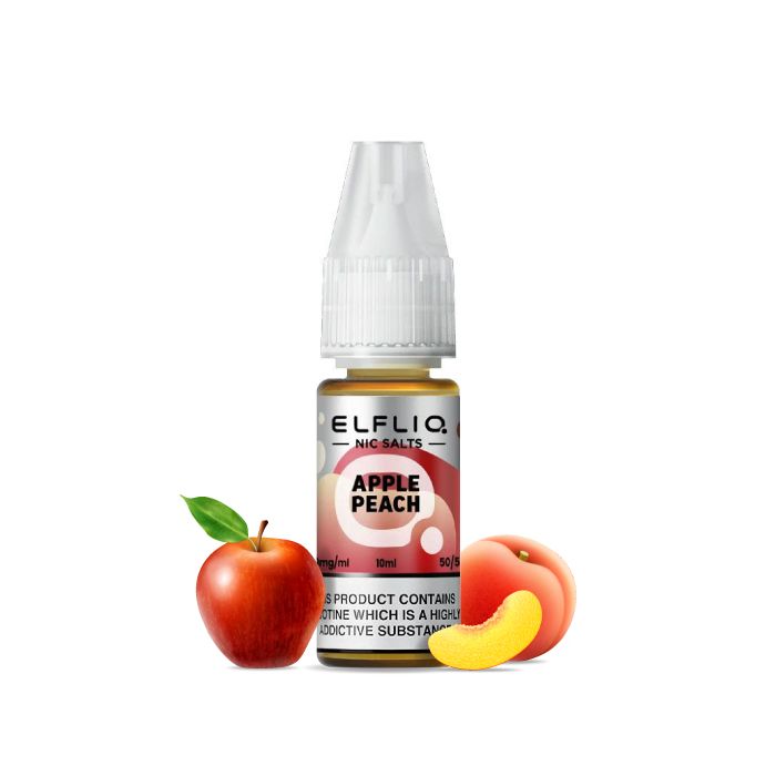 PNS3313 Elf Bar ElfLiq Nic Salts - Apple Peach