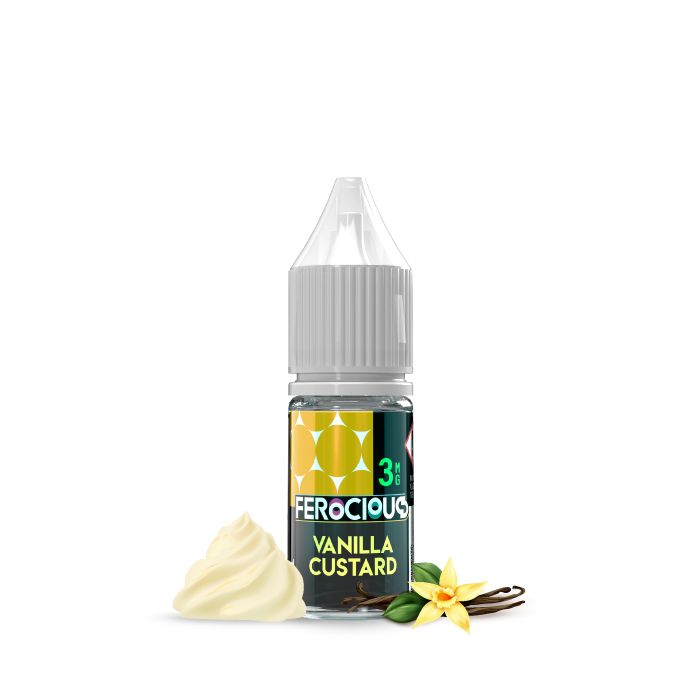 262073 Vanilla Custard 10ml E-Liquid Ferocious