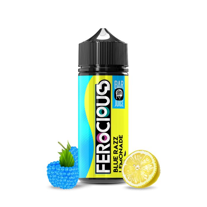 712791 Blue Razz Lemonade 50/50 E-Liquid Ferocious Bar Juice