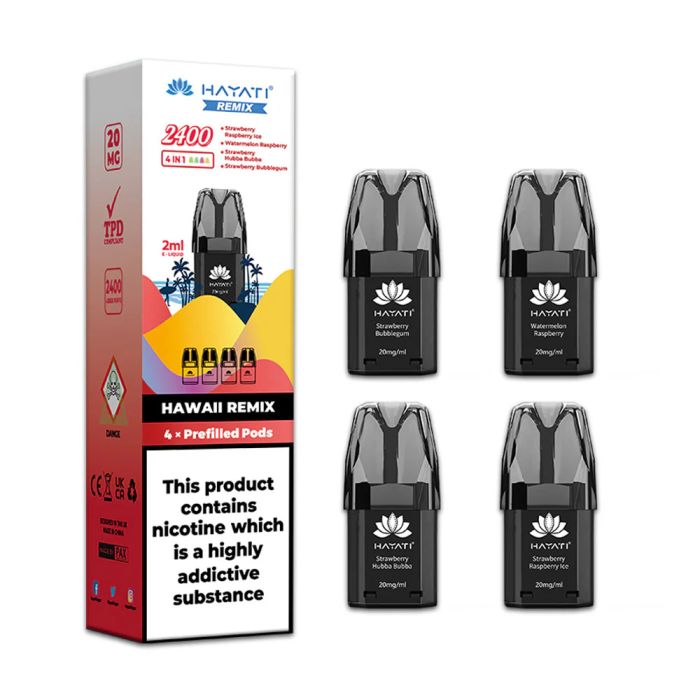 922496 Hawaii Remix Hayati 2400 Prefilled Pods
