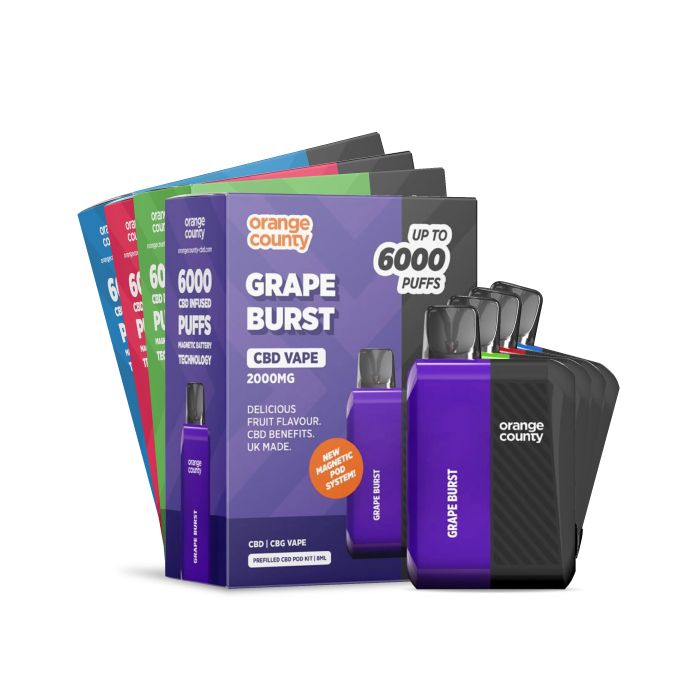 P20025 Orange County 2000mg Prefilled Pod Kit