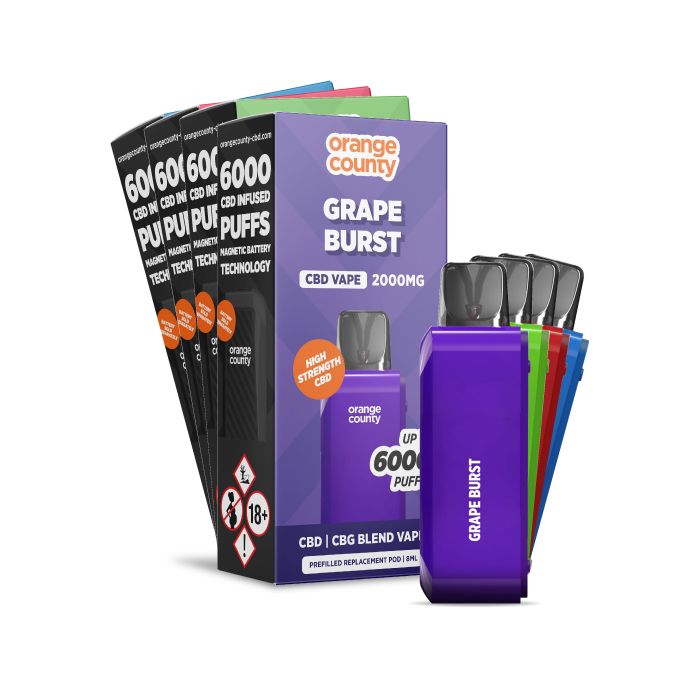 P20016 Orange County 2000mg Prefilled Replacement Pod 