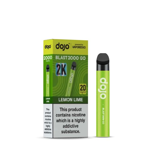 P10398 Lemon Lime Vaporesso Dojo Blast 2000 Go Prefilled Pod Kit