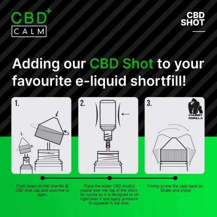 CBD E-Liquid Booster Shot 5000mg | CBD Calm