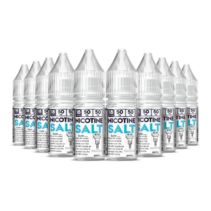 685579 Nicotine Salt Shot 50/50 18mg 10ml (10-Pack) - 10 Pack