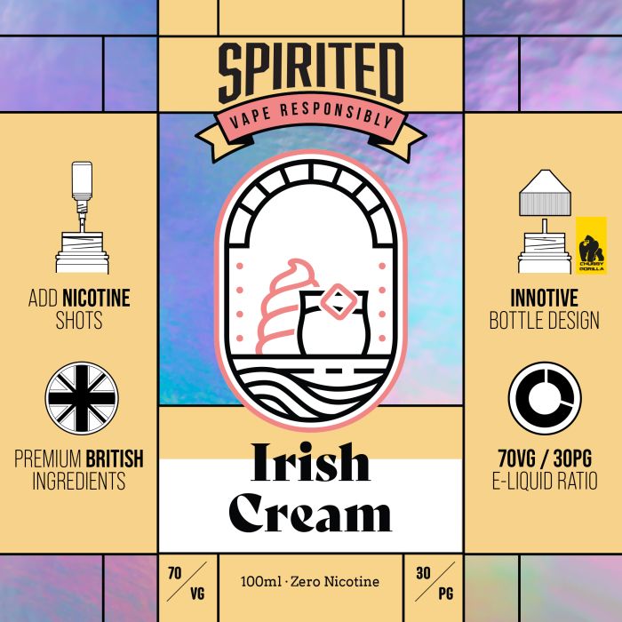 Irish Cream 70/30 Spirited E Liquid | Christmas Special Irish Cream 70/30 Spirited E Liquid | Christmas Special