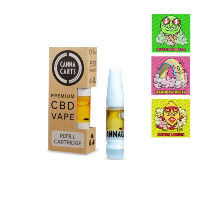 PP3363 Cannacarts Premium CBD Vape Refill Cartridge