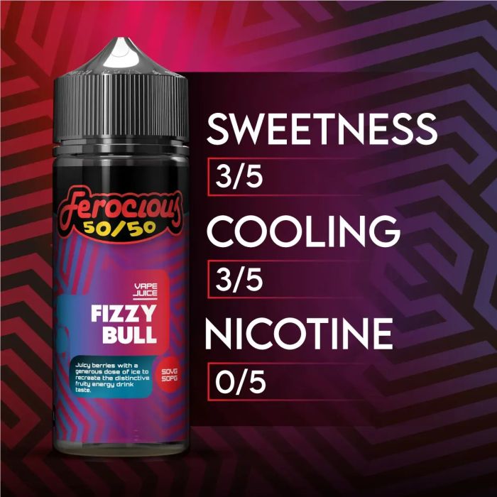 Fizzy Bull 50/50 Vape Juice | Shortfill E-Liquid