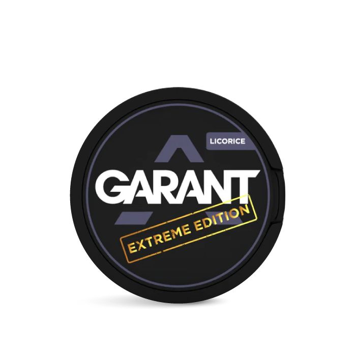 890053 Liquorice – Garant Extreme Nicotine Pouches