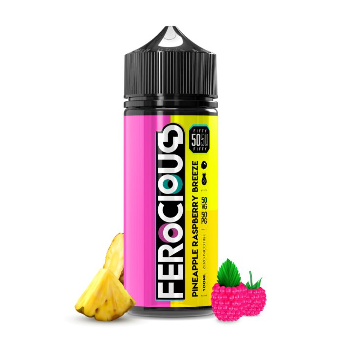379581 Pineapple Raspberry Breeze 50/50 E-Liquid Ferocious