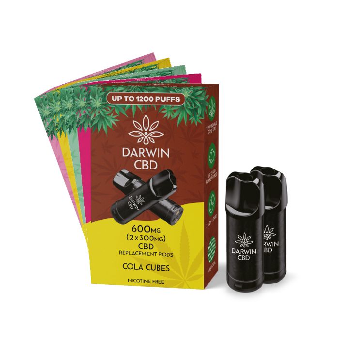 P10778 Darwin CBD Prefilled Pod Cartridges 2x 300mg