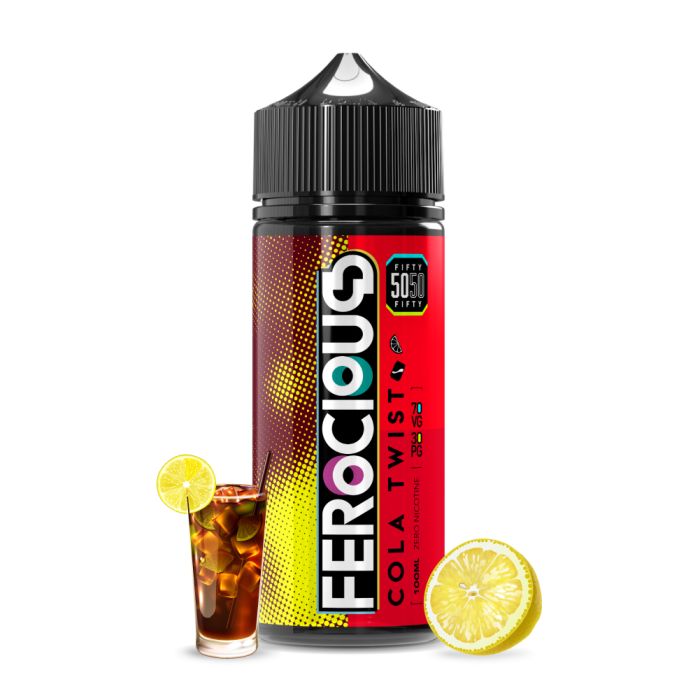 816186 Cola Twist 50/50 E-Liquid Ferocious