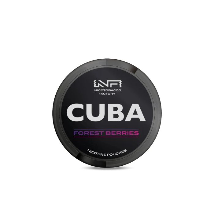 896058 Forest Berries – Cuba Black Nicotine Pouches