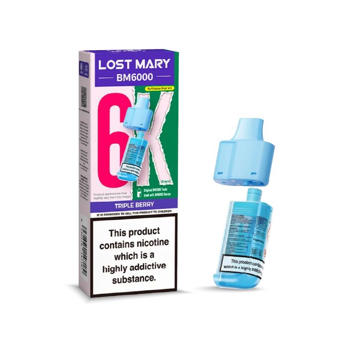 fake lost mary bm6000 5-Pack] Lost Mary Nera Pods 70K Bundle ⋆ Vape Society Supply main image 1