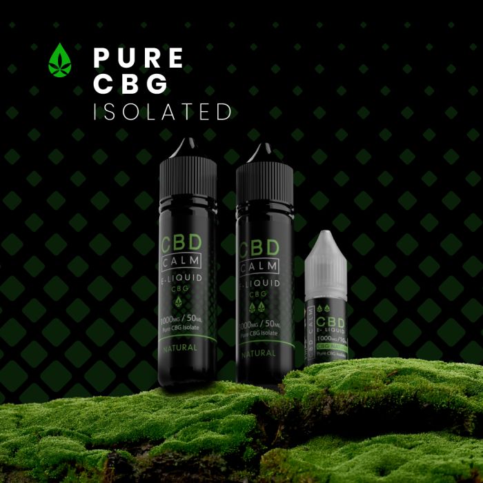 1000mg CBG Natural Isolate Vape E Liquid | Free UK Delivery