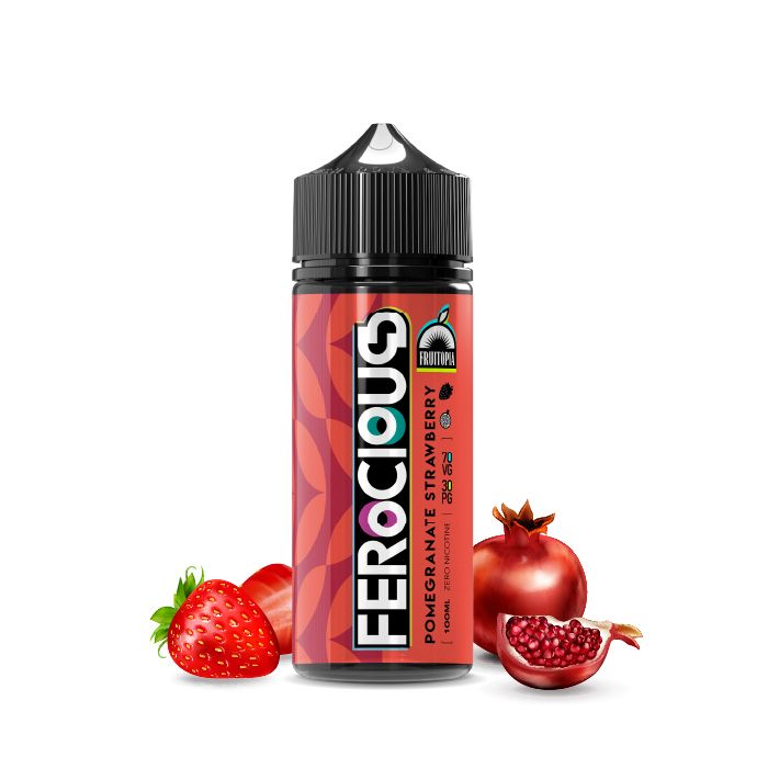 864360 Pomegranate & Strawberry 70/30 E-Liquid Ferocious
