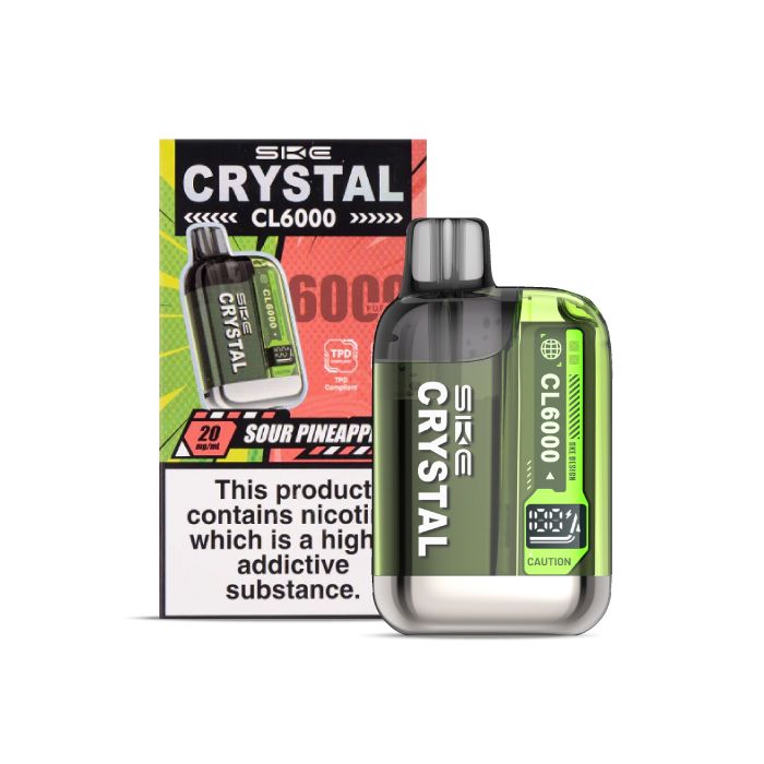 922404 Sour Pineapple SKE Crystal CL6000 Prefilled Pod Kit
