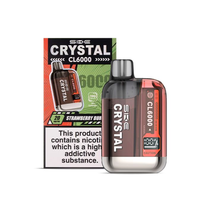 922407 Strawberry Burst SKE Crystal CL6000 Prefilled Pod Kit