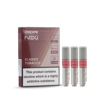 P10051 Classic Tobacco Aspire Nexi Prefilled Pod