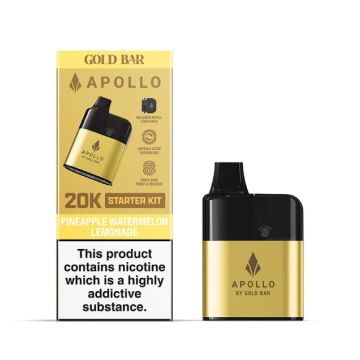 P10222 Pineapple Watermelon Lemonade Gold Bar Apollo 20k Prefilled Pod Kit