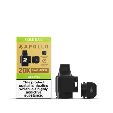 P10225 Sour Apple Gold Bar Apollo 20k Prefilled Pods