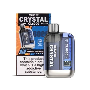 922413 Blueberry Sour Raspberry SKE Crystal CL6000 Prefilled Pod Kit 