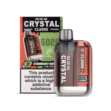 922407 Strawberry Burst SKE Crystal CL6000 Prefilled Pod Kit