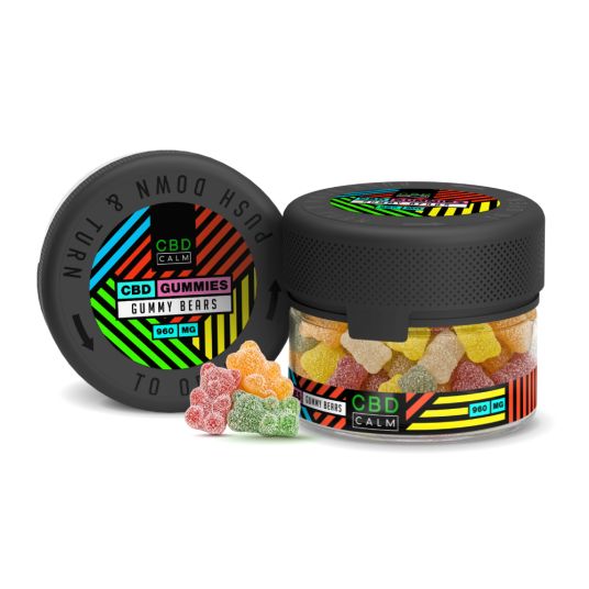 P4187 CBD Calm Gummy Bears 960mg