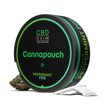 PC4009 Cannapouches Peppermint Pine CBD Pouch