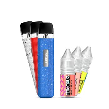 P10660 GeekVape Sonder Q Pod Kit With 0mg Bar Juice Vape Pack