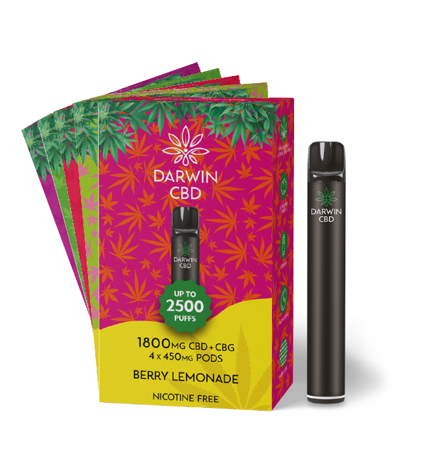 P10772 Darwin CBD Prefilled Pod Kit 1800mg 