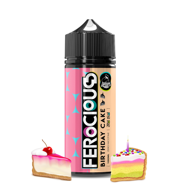 309267 Birthday Cake 70/30 E-Liquid Ferocious