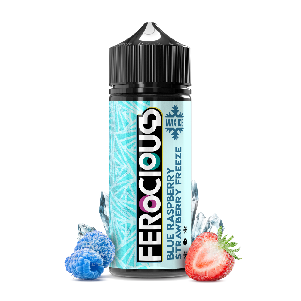 P11081 Blue Raspberry Strawberry Freeze 50/50 E-Liquid Ferocious