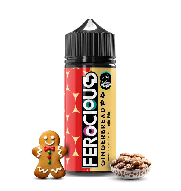 800886 Gingerbread 70/30 E-Liquid Ferocious