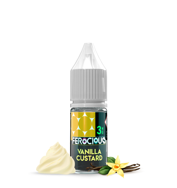 262073 Vanilla Custard 10ml E-Liquid Ferocious