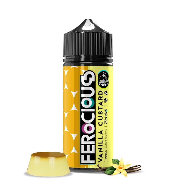 236502 Vanilla Custard Delight 70/30 E-Liquid Ferocious