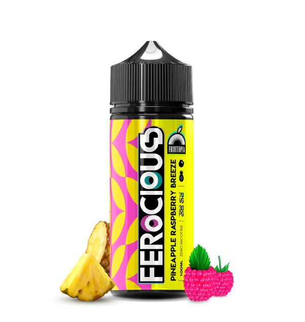 369909 Pineapple Raspberry Breeze 70/30 E-Liquid Ferocious