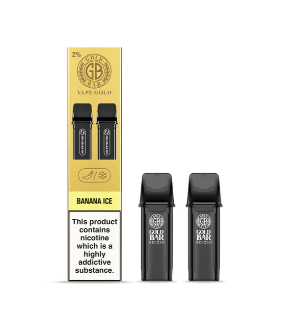 P10097 Banana Ice Gold Bar Reload Prefilled Pods