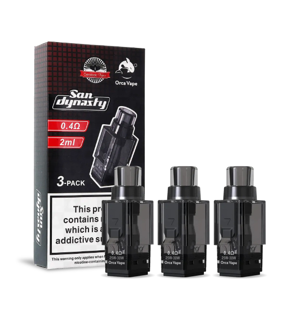 PM3150 San Dynasty Replacement Pods Orca Vape X Gerobak