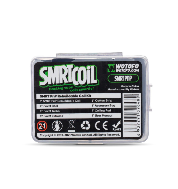P10474 Wotofo SMRT PnP Rebuildable Coil Kit