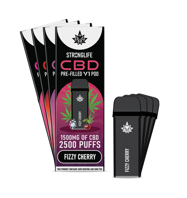 PM3045 Stronglife CBD V1 Prefilled Pod 1500mg