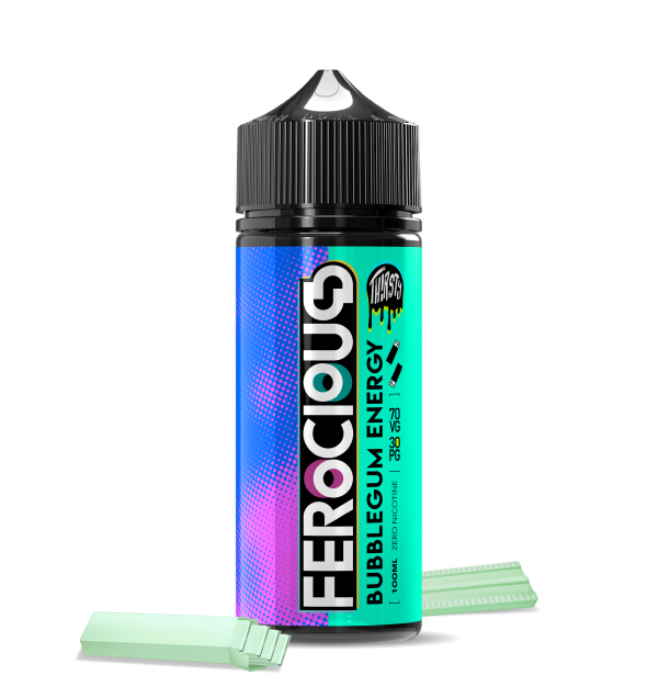 713289 Bubblegum Energy 70/30 E-Liquid Ferocious - 3mg - Standard Nicotine - 120ml