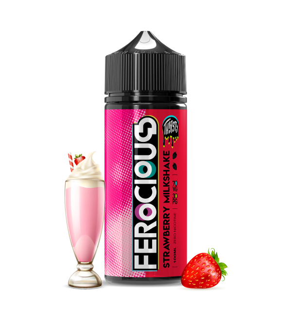 236400 Strawberry Milkshake 70/30 E-Liquid Ferocious